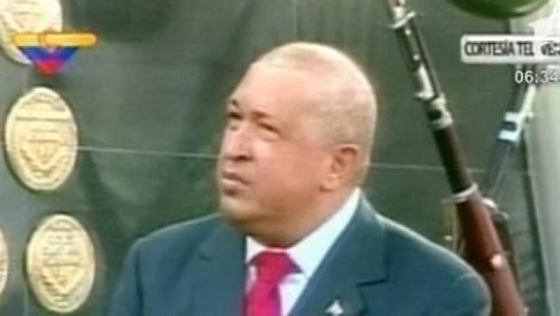 VIDEO! Hugo Chavez a plans in fata presei din cauza cancerului
