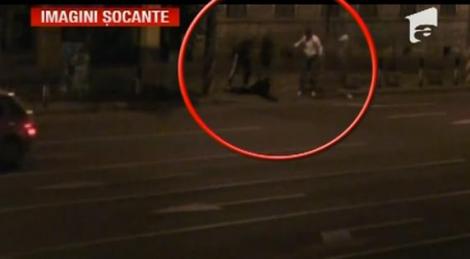 IMAGINI SOCANTE! Cluj-Napoca: Tanar batut cu bestialitate, dupa o sicana in trafic ‎