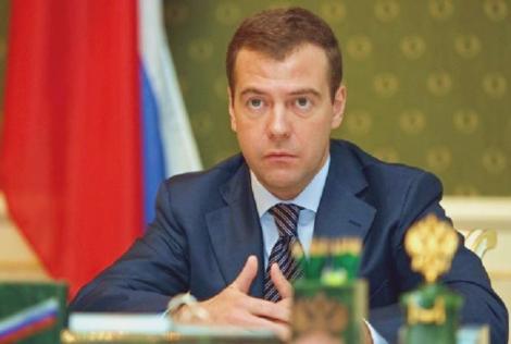 Dmitri Medvedev acuza Ucraina ca vrea sa "stoarca" gaze de la Rusia