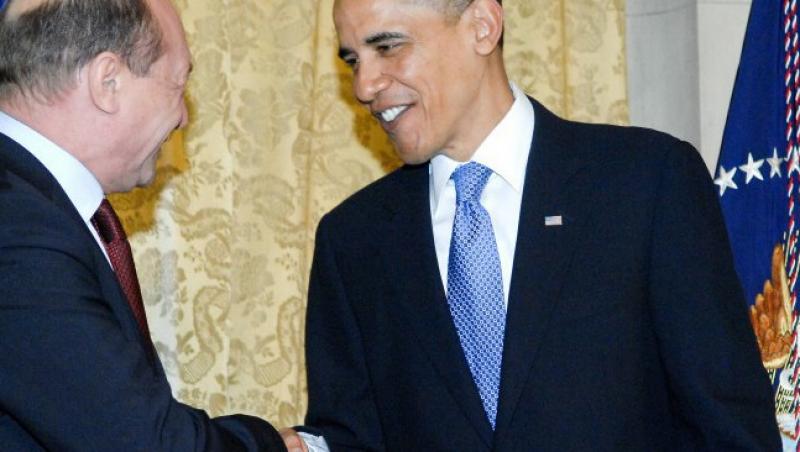 Traian Basescu, in Biroul Oval al lui Barack Obama