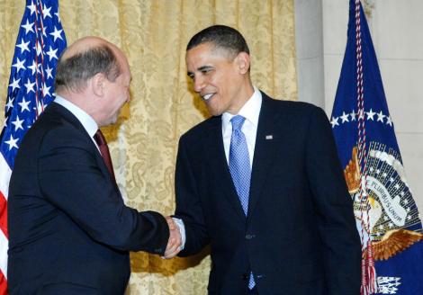 Traian Basescu, in Biroul Oval al lui Barack Obama
