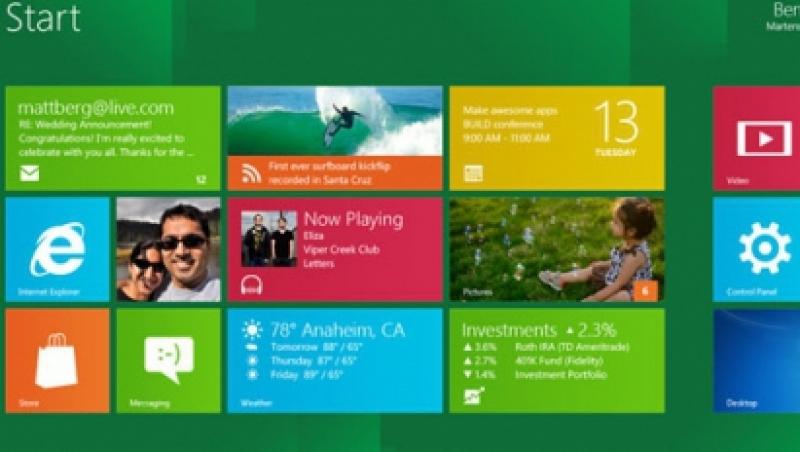 FOTO& VIDEO! Vezi cum arata Windows 8, noul sistem de operare de la Microsoft!