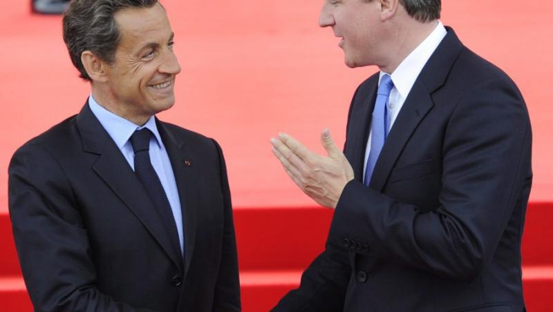 Nicolas Sarkozy si David Cameron, 
