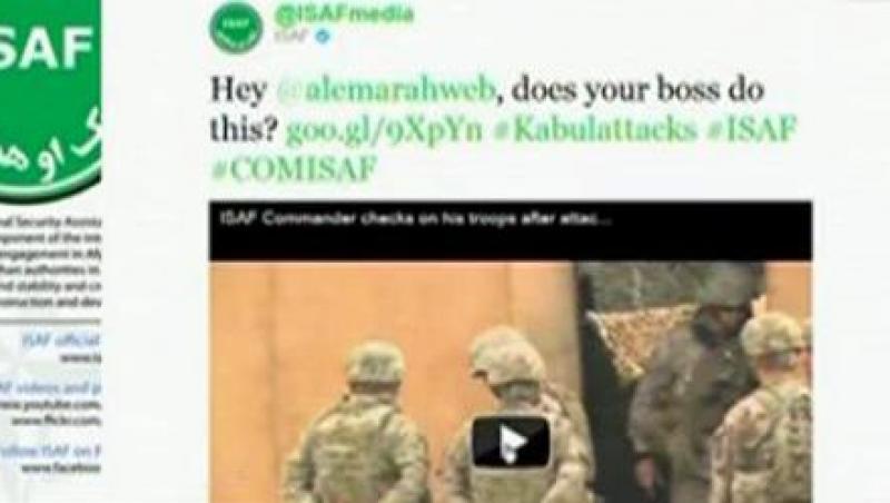 Razboi pe Twitter intre fortele NATO si talibani