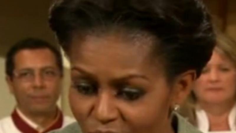 VIDEO! Michelle Obama promoveaza alimentatia sanatoasa