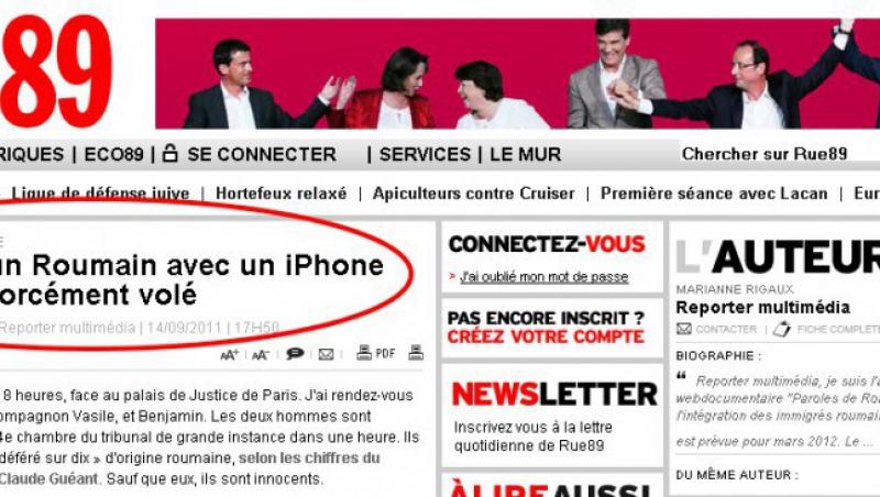Cei trei romani acuzati pe nedrept ca au furat un iPhone vor sa dea in judecata statul francez