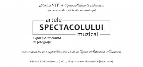“Artele Spectacolului Muzical”, expozitie-concurs de fotografie