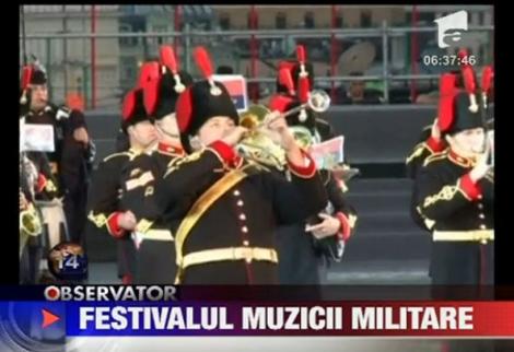 VIDEO! Festival de muzica militara la Moscova