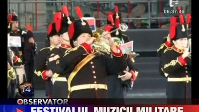 VIDEO! Festival de muzica militara la Moscova
