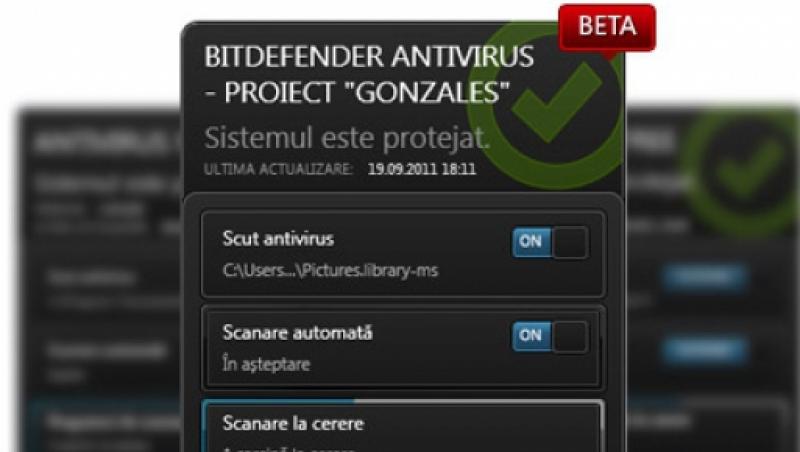 Proiect “Gonzales”, un nou concept antivirus de la BitDefender