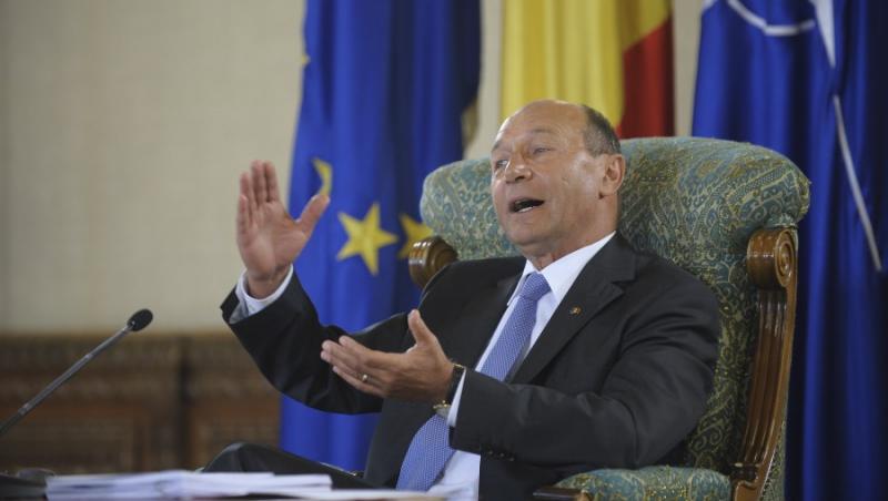 Traian Basescu: Eu sunt responsabil pentru esecul 