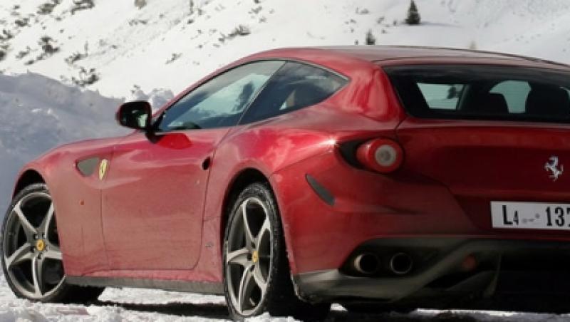 Ferrari te invata cum sa conduci noul FF pe zapada