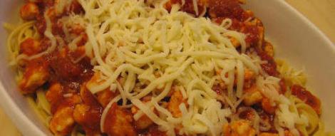 Reteta saptamanii: Spaghetti cu piept de pui