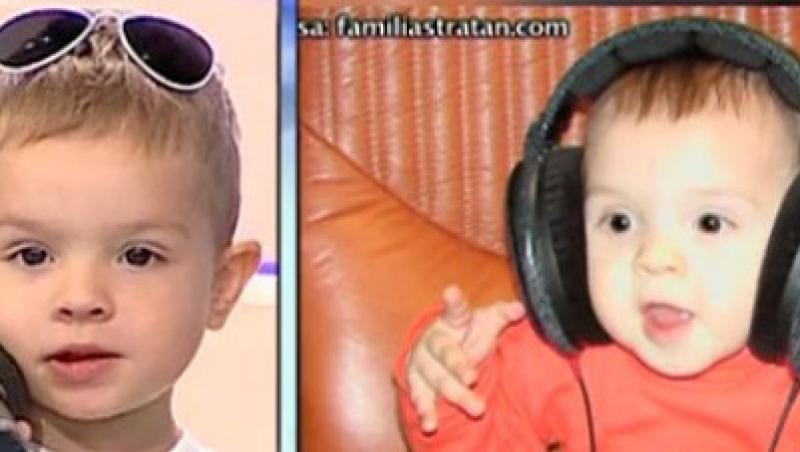 VIDEO! Fiul de doi ani al lui Pavel Stratan se lanseaza in showbiz!