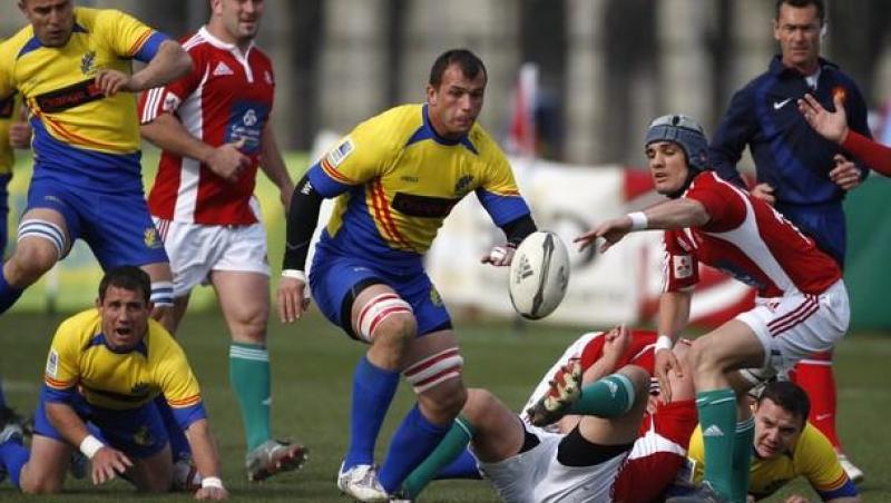 Romania si-a incheiat participarea la Cupa Mondiala de rugby cu o infrangere, 9-25 cu Georgia
