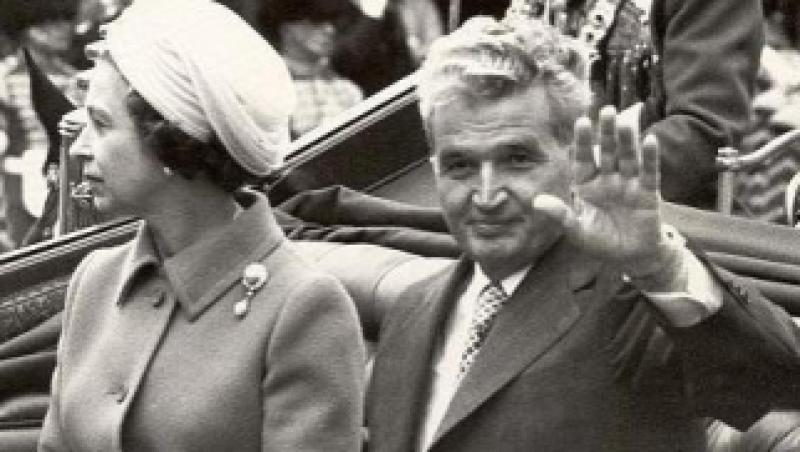 Regina Elisabeta a II-a s-a pitit dupa un tufis pentru a-l evita pe Ceausescu