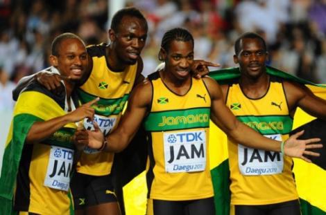 CM Atletism: Usain Bolt, un nou record mondial alaturi de stafeta Jamaicai in proba de 4x100 metri