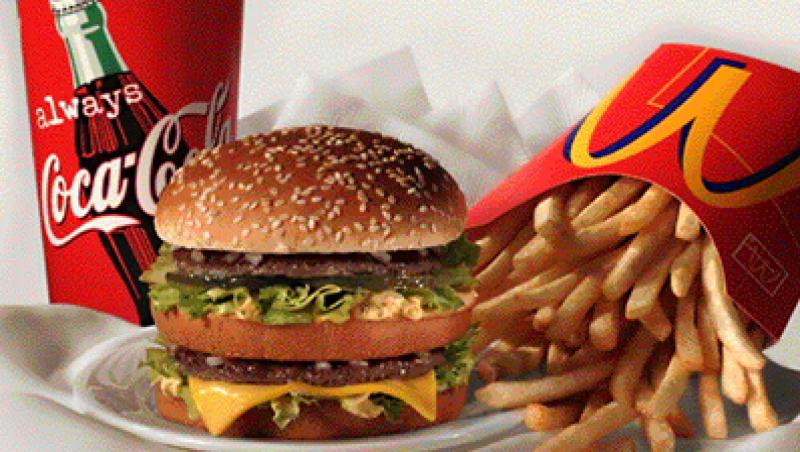 McDonald's publica continutul caloric pe meniurile din Marea Britanie!