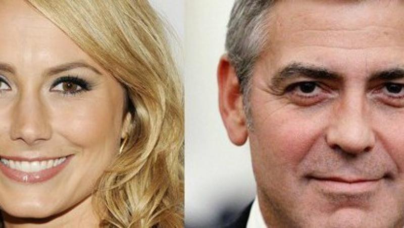 George Clooney si-a dus blonda la parinti!
