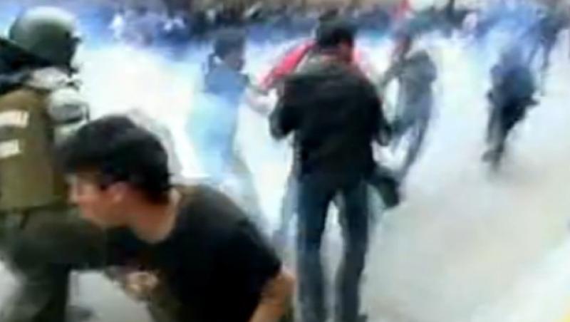 VIDEO! Proteste violente in Chile