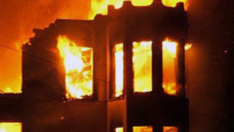 Incendiu la un hotel de lux din Predeal