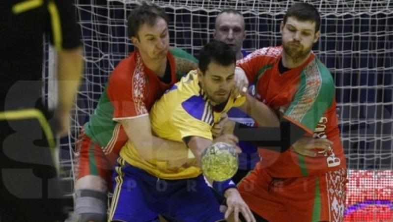 Romania - Belarus 25-22 la handbal masculin