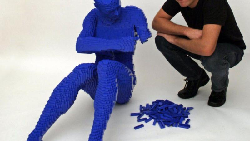 FOTO! Vezi ce sculpturi uimitoare din piese Lego a putut crea un artist!