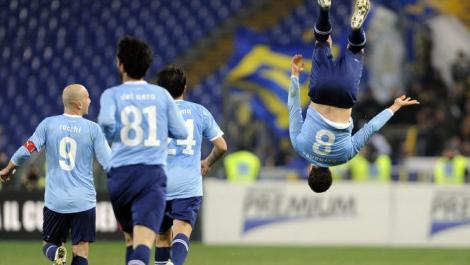 Lazio Roma s-a calificat cu emotii in sferturile de finala ale Cupei Italiei