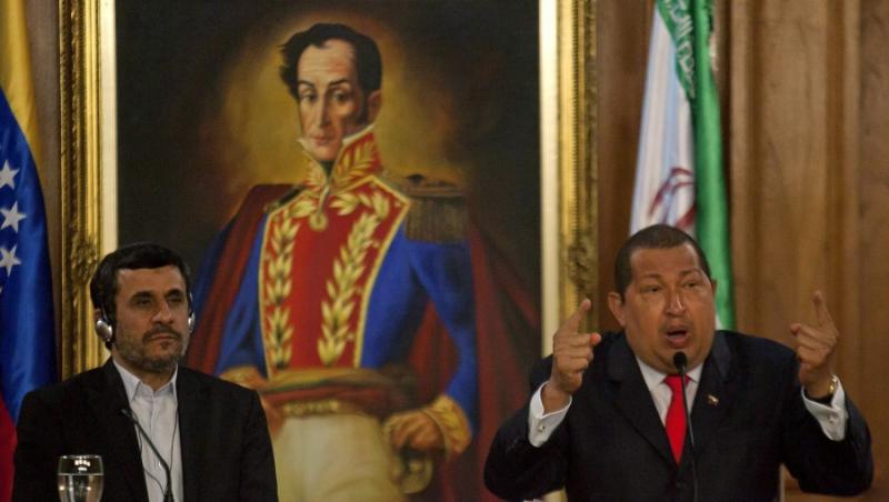Ahmadinejad si Hugo Chavez si-au batut joc de americani: 