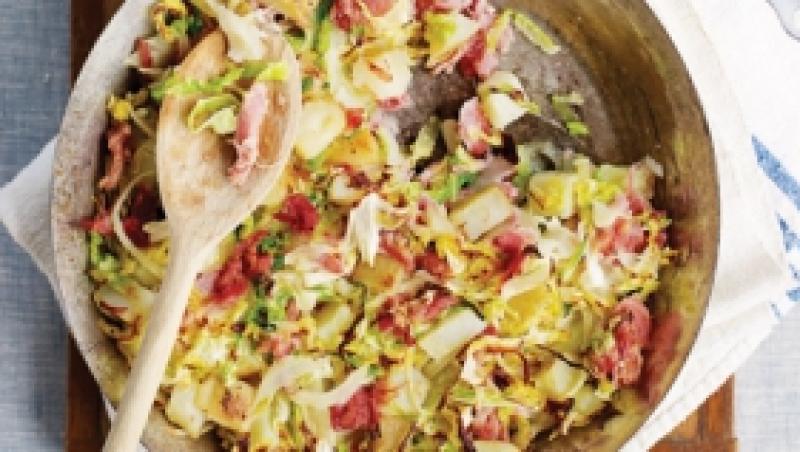 Reteta zilei: Salata de jambon si varza