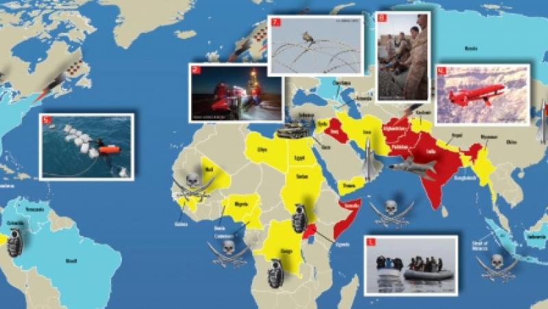 2012 - Anul conflictelor militare: Vezi HARTA celor mai fierbinţi locuri de pe Glob