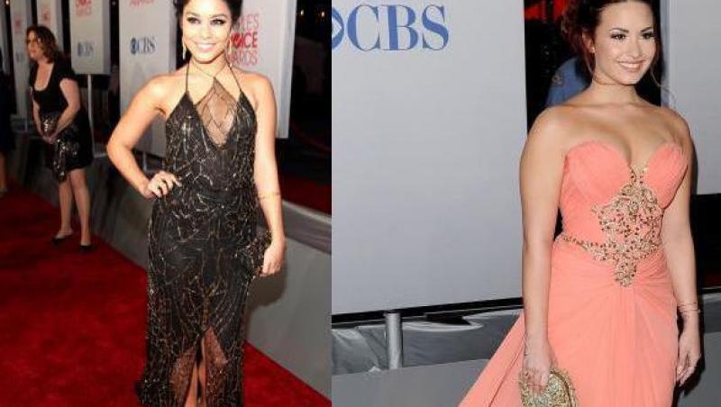 Demi Lovato si Vanessa Hudgens fac ravagii pe covorul rosu