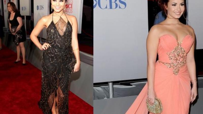 Demi Lovato si Vanessa Hudgens fac ravagii pe covorul rosu