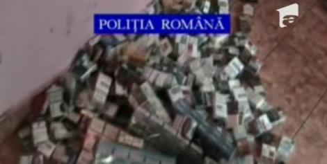 VIDEO! Jaf la un magazin din Bucuresti. Patru tineri au fost retinuti dupa ce au furat mai multe baxuri cu tigari