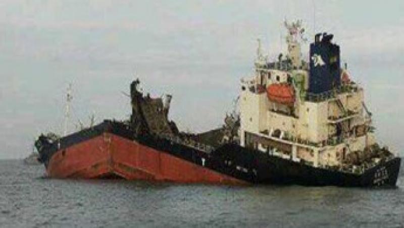 Alerta ecologica! Un petrolier s-a scufundat in Marea Galbena