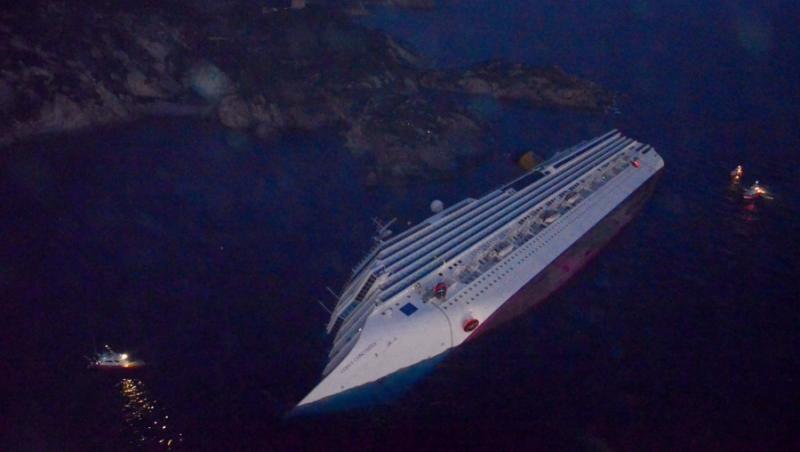 Comandantul pachebotului naufragiat in Italia, arestat pentru omucidere multipla