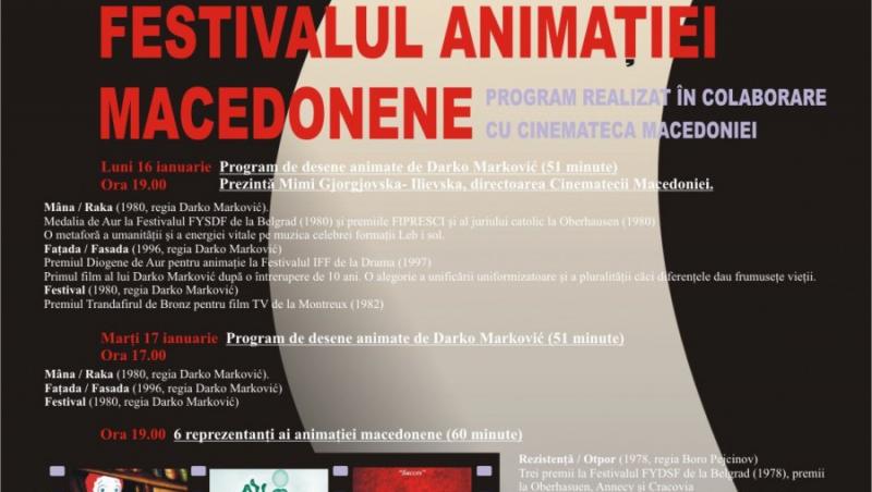 Festivalul Animatiei Macedonene a inceput la Cinematograful 