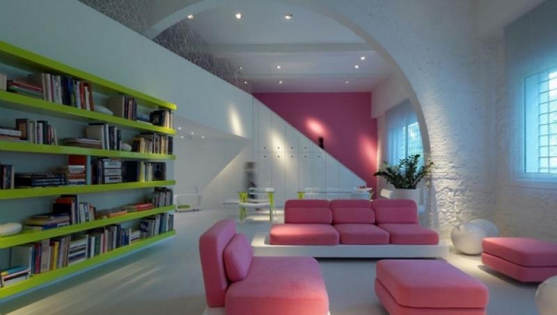 FOTO! Roz & verde, noul trend in materie de design interior