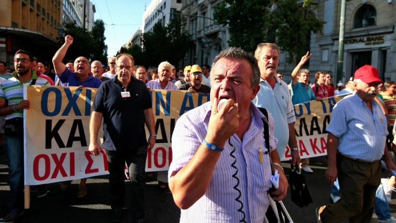 Greva generala de 24 de ore si miting de amploare in Grecia