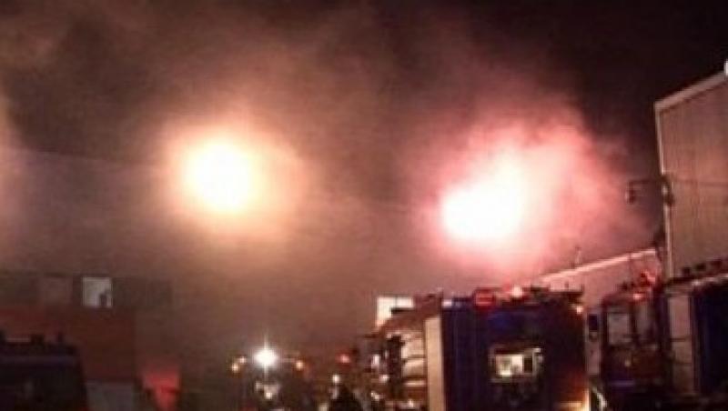 VIDEO! Incendiu intr-un centru comercial din Capitala