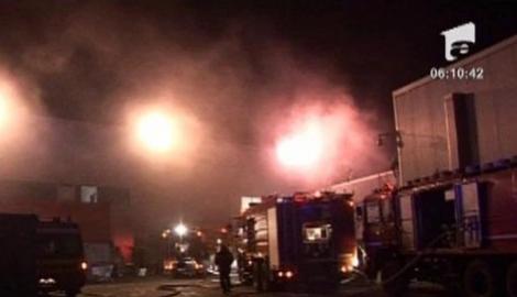 VIDEO! Incendiu intr-un centru comercial din Capitala