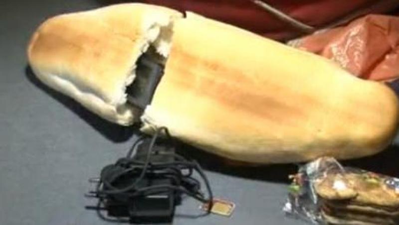Telefoane mobile ascunse in paine si salam, descoperite la Penitenciarul din Ploiesti