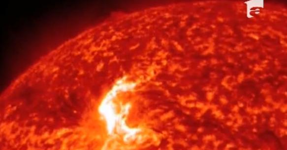 Pamantul, lovit de cel mai puternic val de radiatii saloare din ultimii sapte ani