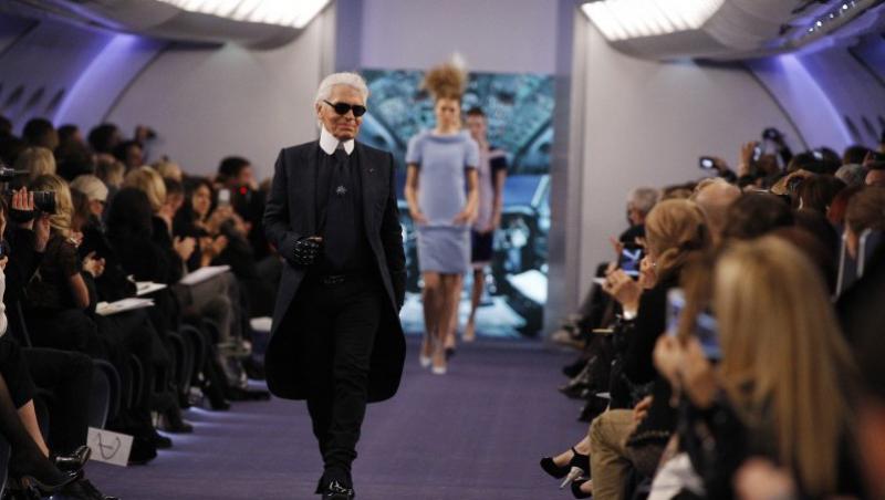 FOTO! Chanel si-a lansat colectia haute couture intr-un avion