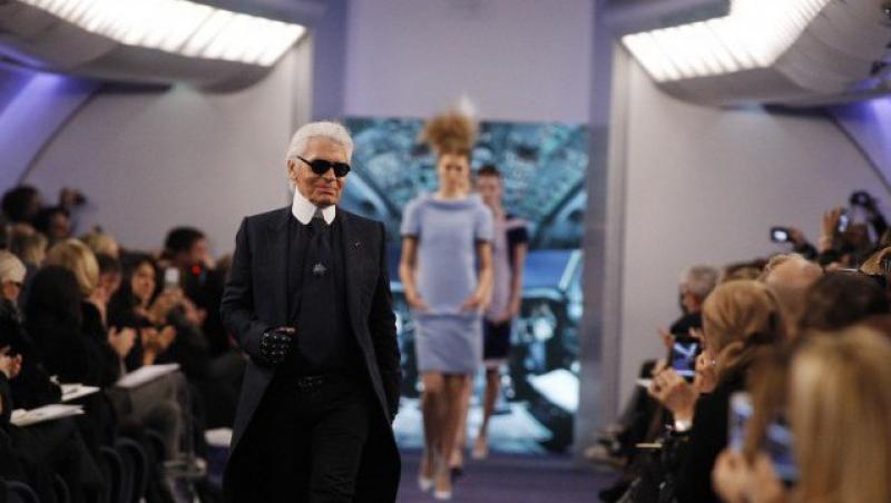 FOTO! Chanel si-a lansat colectia haute couture intr-un avion