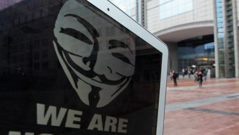 VIDEO! Hackerii de la Anonymous au atacat site-ul Parlamentului European