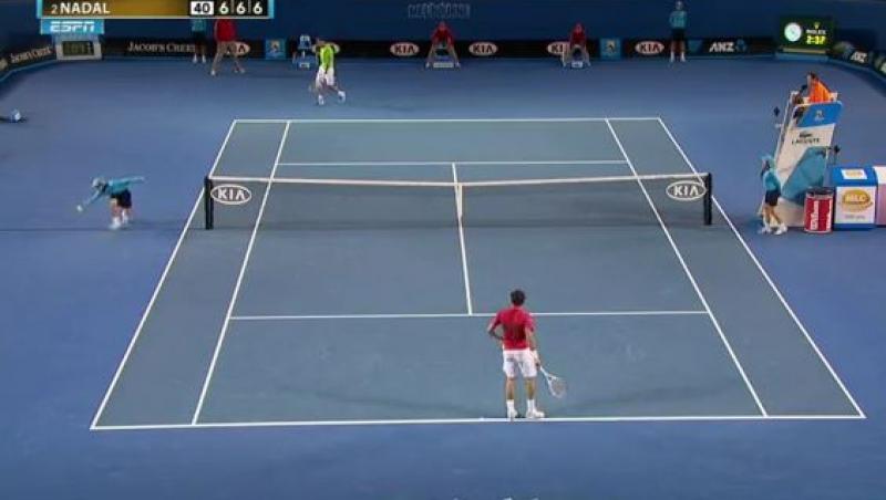 VIDEO! Vezi ce reflex a avut un copil de mingi la Australian Open!