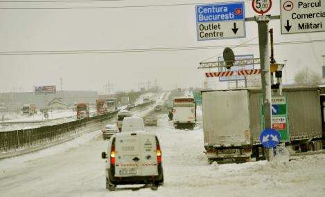 UPDATE! Cosmarul alb continua: Autostrada A2 ramane blocata