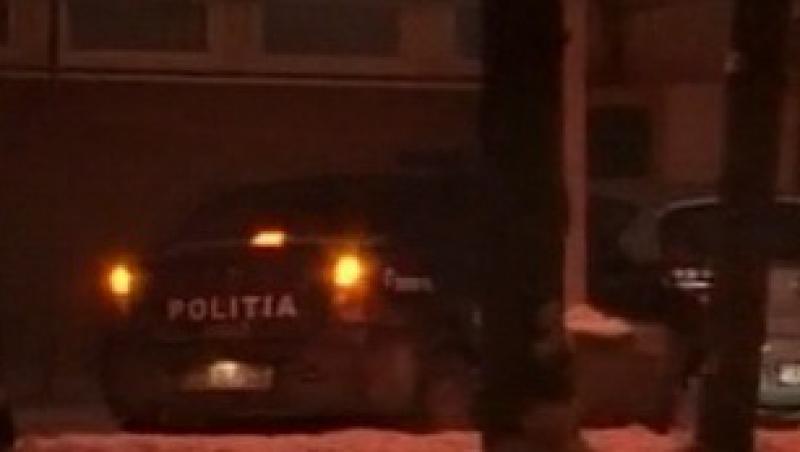 VIDEO! Doi politisti din Sibiu au facut drifturi cu masina politiei