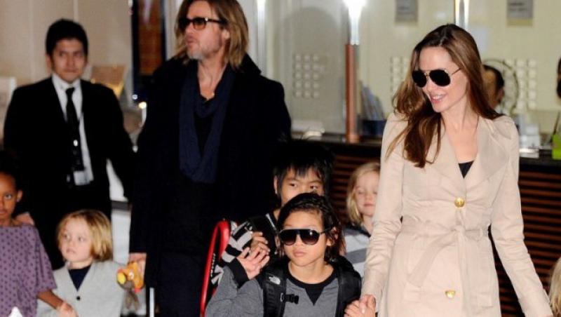 VIDEO! Copiii lui Brad si Angelina nu au voie sa stea pe Internet